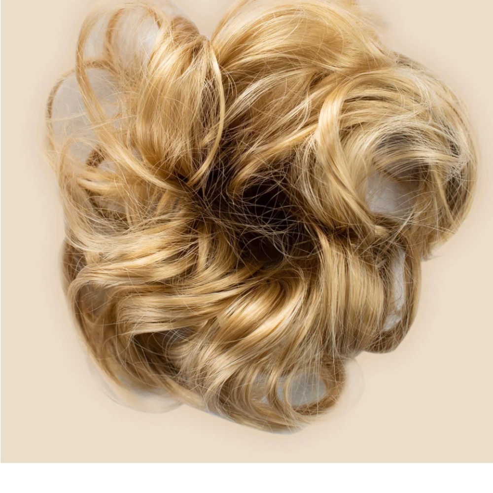 Madison Braids Topknot Ponytail - Sunset Blonde